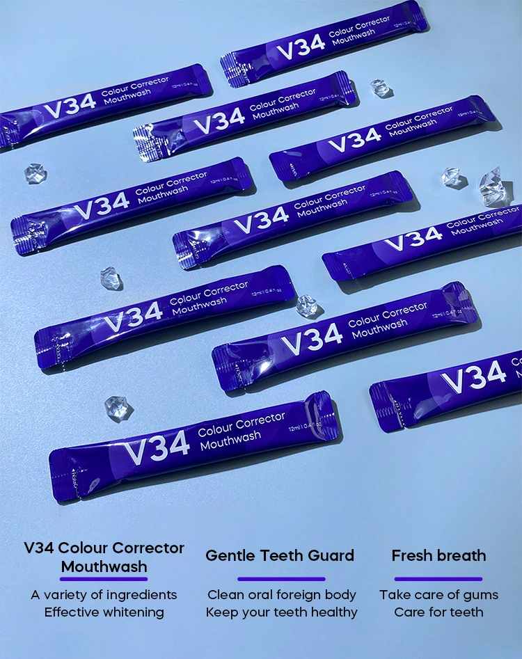 20PCS Natural Travel Cleans The Mouth and Freshens Breath Colour Corrector V34 Mouthwash