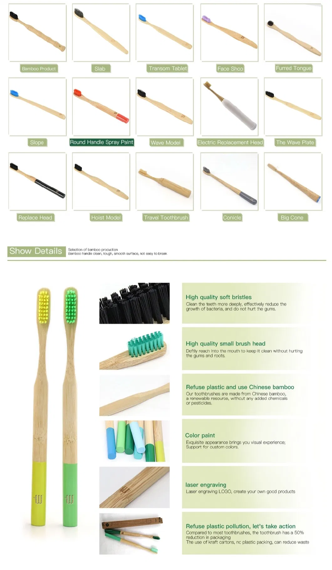 Newest Cheaper Price Adult Personal Care Bamboo Toothbrush for Travel